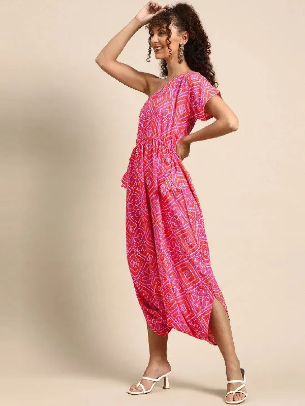 Women Solid Standard Pink Jumpsuits & Sets Jumpsuit with pockets, Casual, Comfortable, Trendy