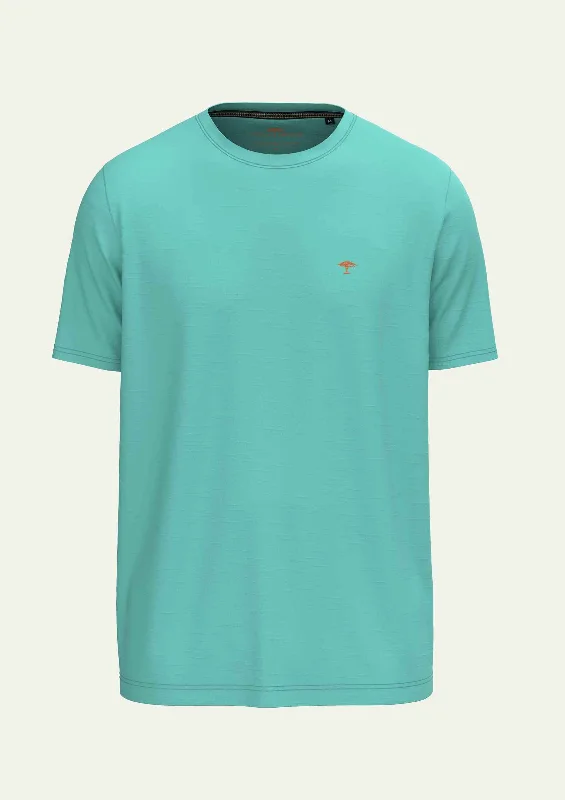 T-Shirt, slub-- Graphic Embroidered Appliqued