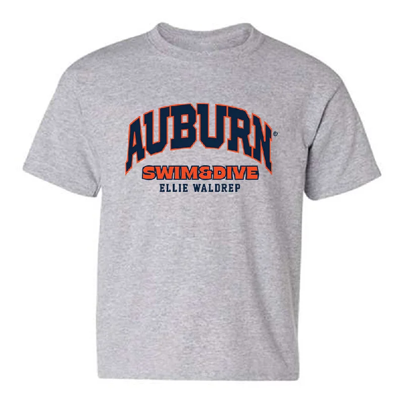 Auburn - NCAA Women's Swimming & Diving : Ellie Waldrep - Fashion Shersey Youth T-Shirt