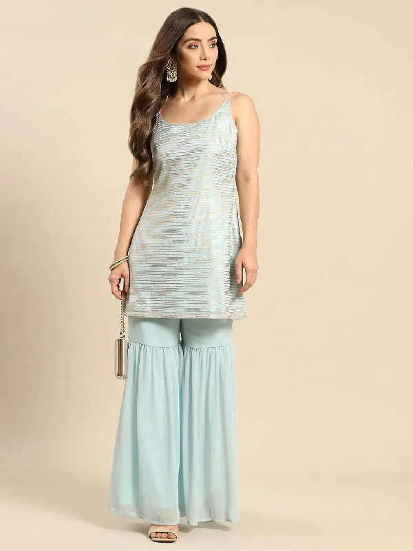 Women Solid Standard Powder Blue Jumpsuits & Sets Trendy jumpsuit, Fashion-forward, Chic, Elegant Women Solid Standard Powder Blue Jumpsuits & Sets Trendy jumpsuit, Fashion-forward, Chic, Elegant