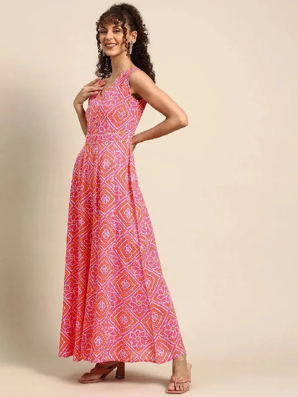 Kalidar Jumpsuit in Pink Button-up jumpsuit, Relaxed fit, Trendy, Comfortable