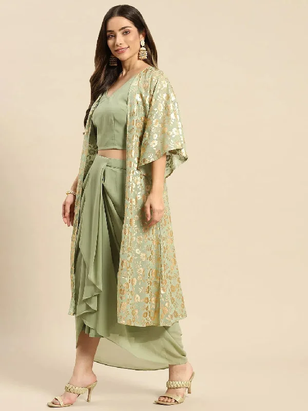 Women Solid Standard Pista Green Jumpsuits & Sets Casual chic jumpsuit, Trendy, Comfortable, Relaxed Women Solid Standard Pista Green Jumpsuits & Sets Casual chic jumpsuit, Trendy, Comfortable, Relaxed