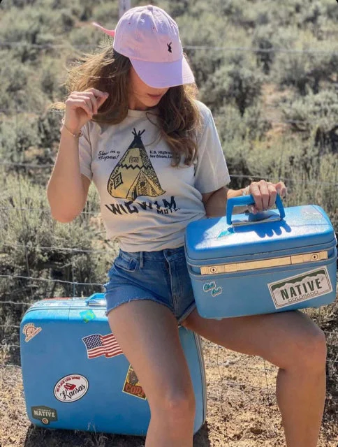 Original Cowgirl Clothing T-Shirts: Wigwam Motel-- Terry Blend Velvet Blend Canvas Blend