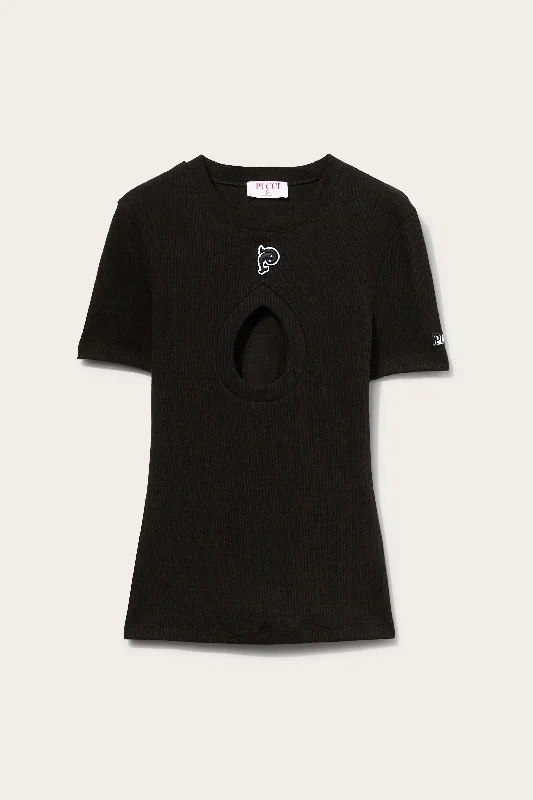 Cut-Out T-Shirt-- Anti-Shrink Durable Soft