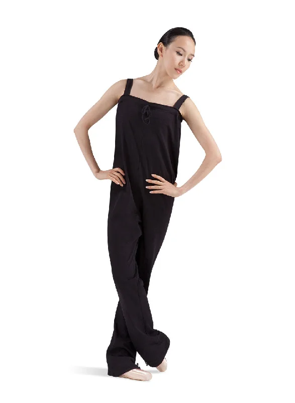Yoel -- Women's Warm Up Jumpsuit -- Black Metallic jumpsuit, Glamorous, Fashionable, Elegant