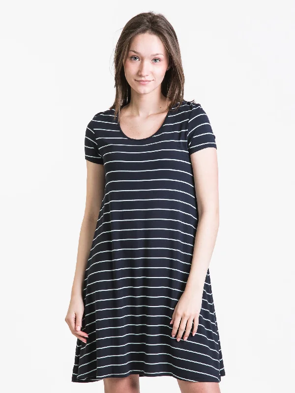 HARLOW JAC T-SHIRT DRESS - CLEARANCE-- Beaded Sequined Faux Fur