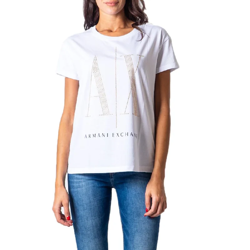 White Cotton Tops & T-shirt-- Chenille Blend Fleece Blend Nylon Blend
