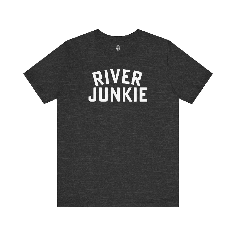 River Junkie T-shirt-- Elegant Classic Vintage