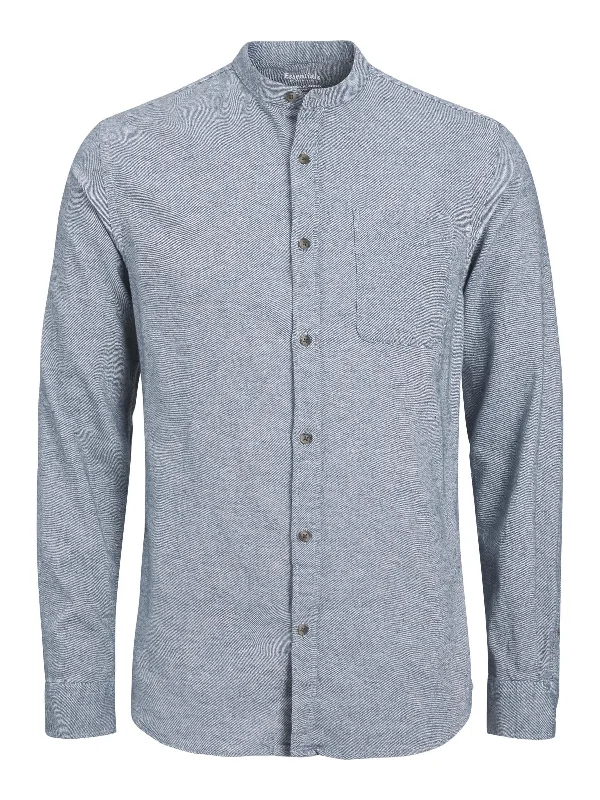 JJEBAND MELANGE SHIRT LS NOOS-- Real Fur Shearling Chenille