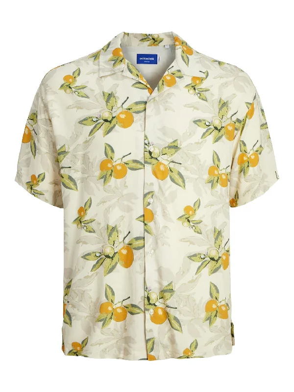 JORLUKE TAMPA AOP SHIRT SS SN-- Boxy Fit Fitted Loose