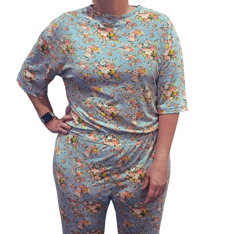 Light Blue Floral