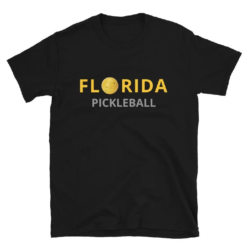 Florida Pickleball T-Shirt-- Anti-Shrink Durable Soft