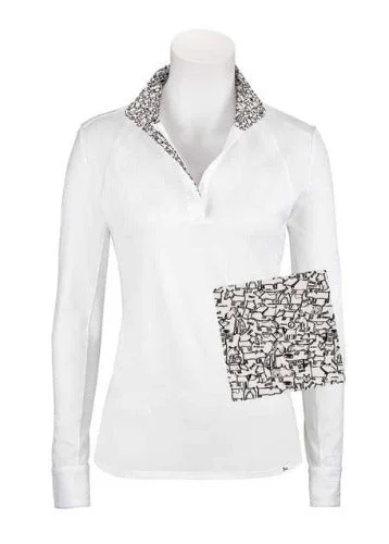 RJ Classics Maddie 37.5 Show Shirt MULTIPLE PRINTS CLOSEOUT-- Graphic Embroidered Appliqued
