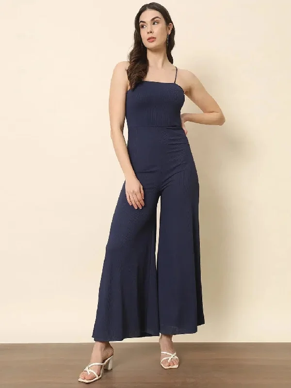 Noodle Strap Jumpsuit Sleeveless jumpsuit, Chic, Comfortable, Casual