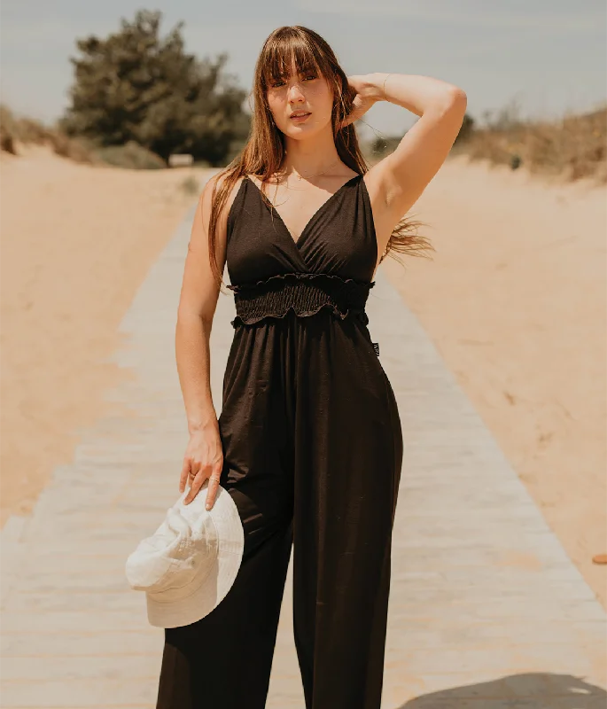 Ladies Solid Jumpsuit Cropped jumpsuit, Summer style, Comfortable, Trendy