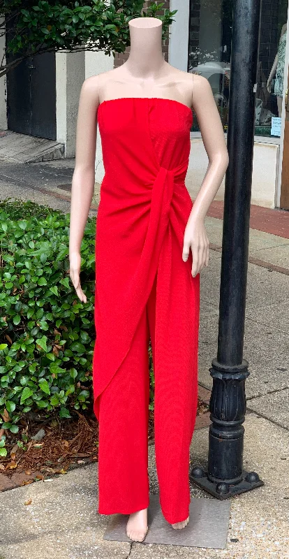 textured solid wrap jumpsuit Minimalist jumpsuit, Sleek, Stylish, Casual