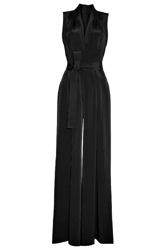 Nansi Jumpsuit - Black Sporty jumpsuit, Athletic style, Comfortable, Trendy