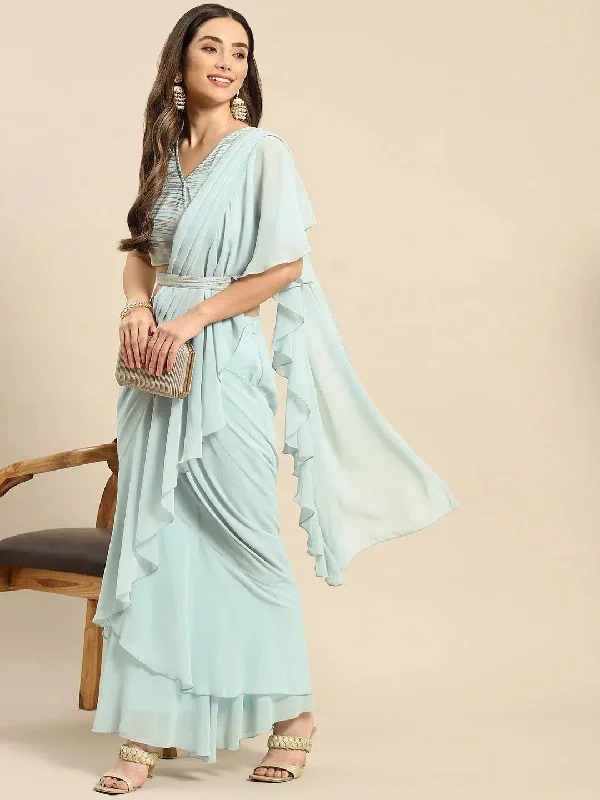 Women Solid Standard Powder Blue Jumpsuits & Sets Jumpsuit romper, Casual, Relaxed fit, Comfortable Women Solid Standard Powder Blue Jumpsuits & Sets Jumpsuit romper, Casual, Relaxed fit, Comfortable