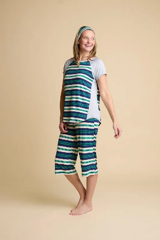 T-Shirt Set-- Houndstooth Herringbone Solid