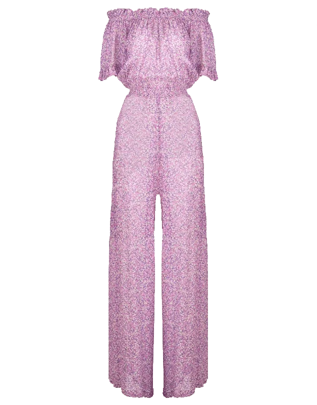 Floral-Printed Georgette Jumpsuit Classic jumpsuit, Timeless style, Fashionable, Comfortable