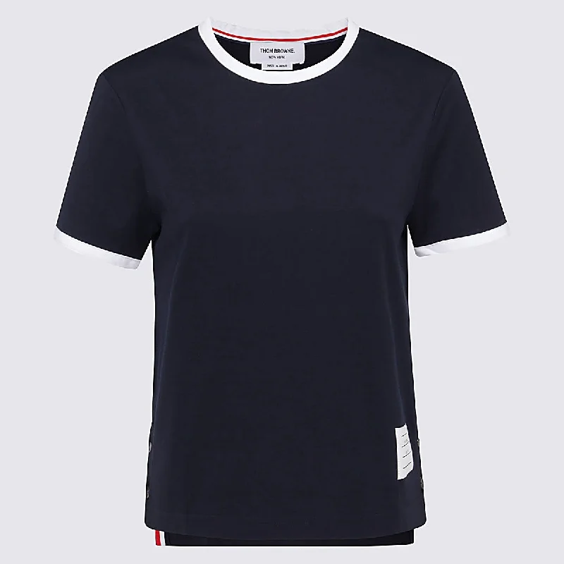 Thom Browne T-shirts And Polos Blue