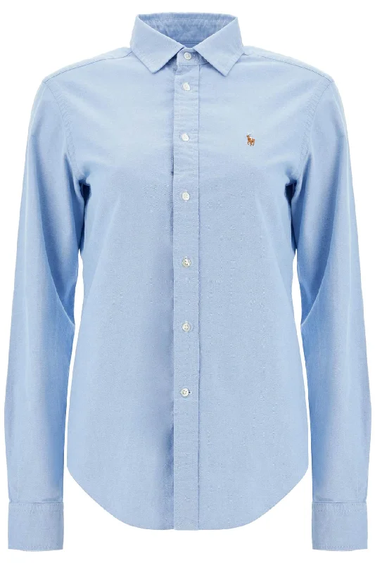 Oxford Shirt-- Thin T-Shirt Open Front Quick Dry