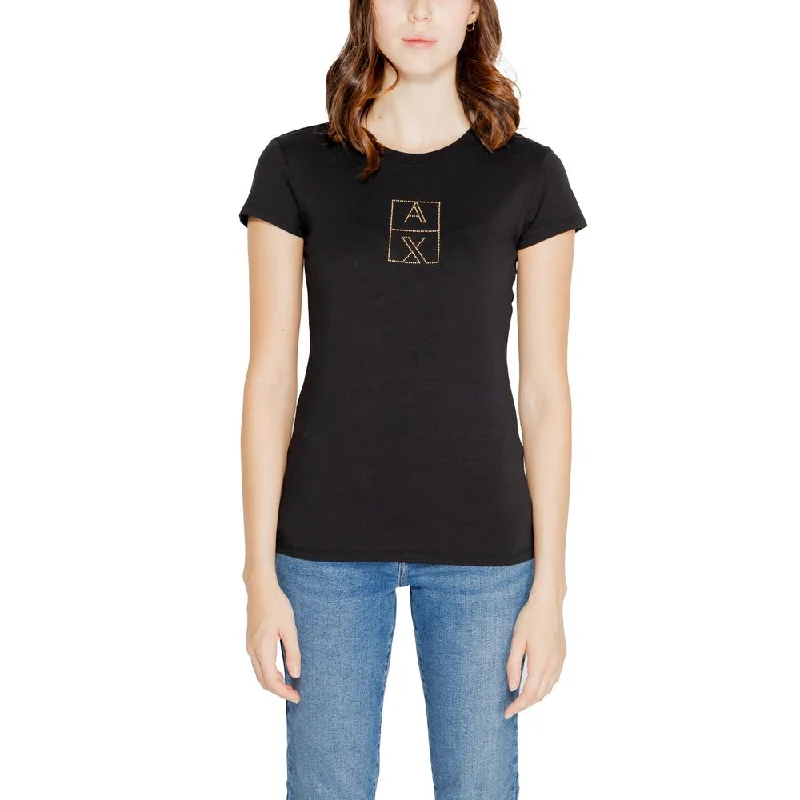 Black Cotton Tops & T-shirt-- Hooded Caped Shawl Collar