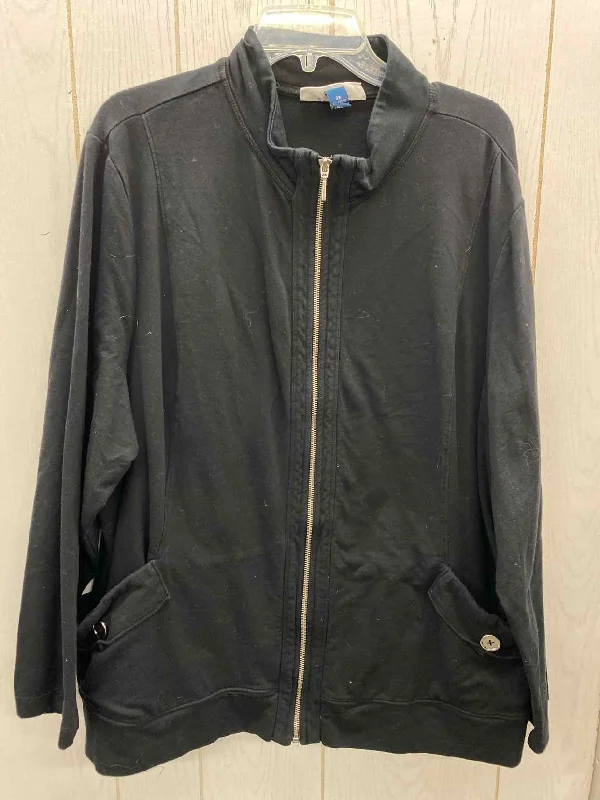 Karen Scott Black Womens Size 3X Shirt
