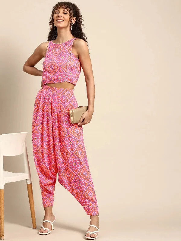 Women Solid Standard Pink Jumpsuits & Sets Elegant wide leg jumpsuit, Chic, Casual, Comfortable