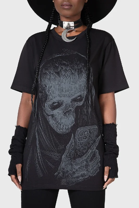 Digi Death T-Shirt-- Rayon Fabric Velvet Fabric Corduroy Fabric