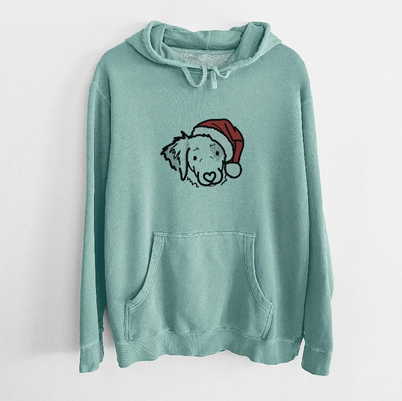 Jolly Brittany Spaniel - Kiva - Unisex Pigment Dyed Hoodie Hoodie with Cropped Fit Short Trendy