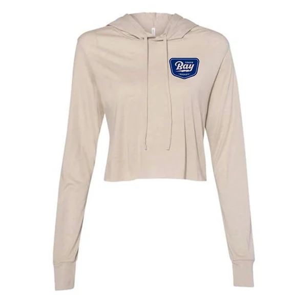 Hockey Badge Lightweight Crop hoodie
