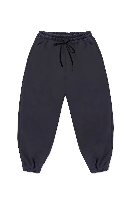 FLEECE BOXER PANTS IN BLACK Fashionable Jogger Pants