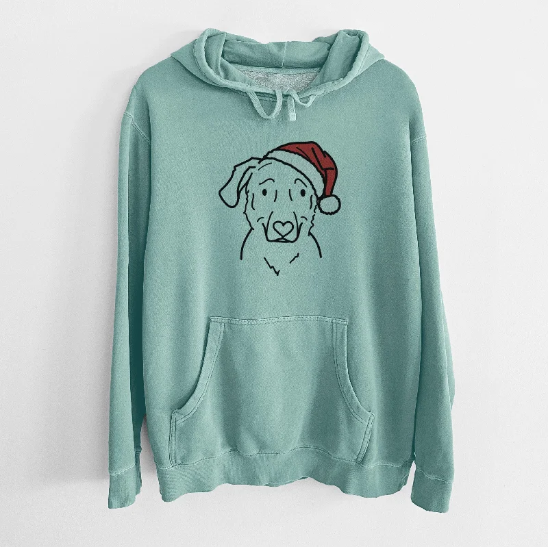 Jolly Golden Retriever Mix - Mitzi - Unisex Pigment Dyed Hoodie Hoodie with Back Slit Movement Comfort