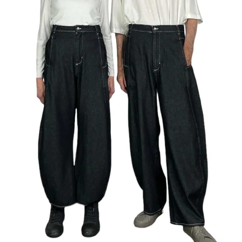 SHADE DENIM PANTS Chic Wool Trousers
