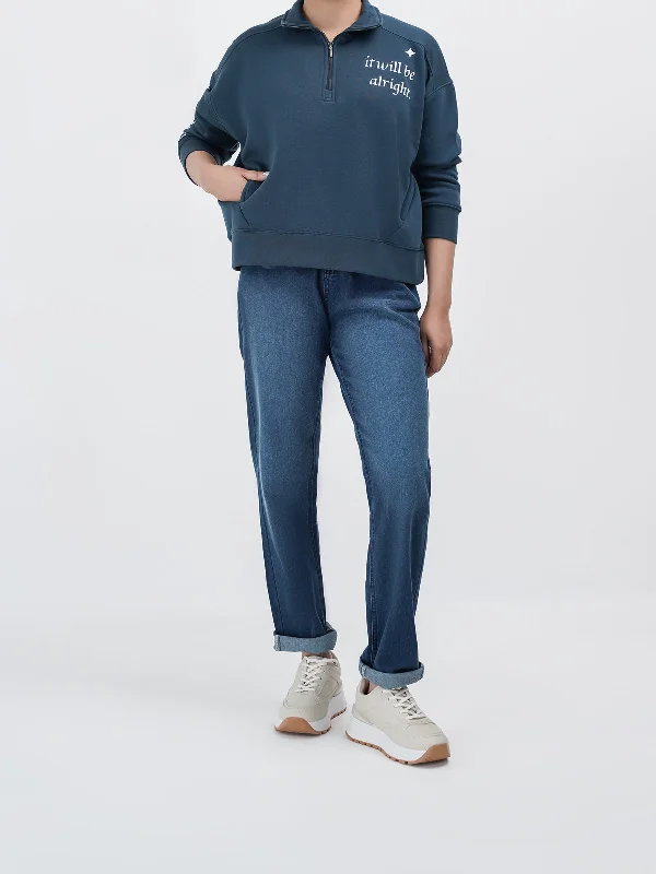 "DRACO" Slim Fit Casual Denim Pant Trendy Wide-Leg Pants