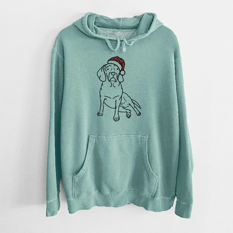 Jolly Puggle - Mayble - Unisex Pigment Dyed Hoodie Zip Hoodie Drawstring Kangaroo Pocket