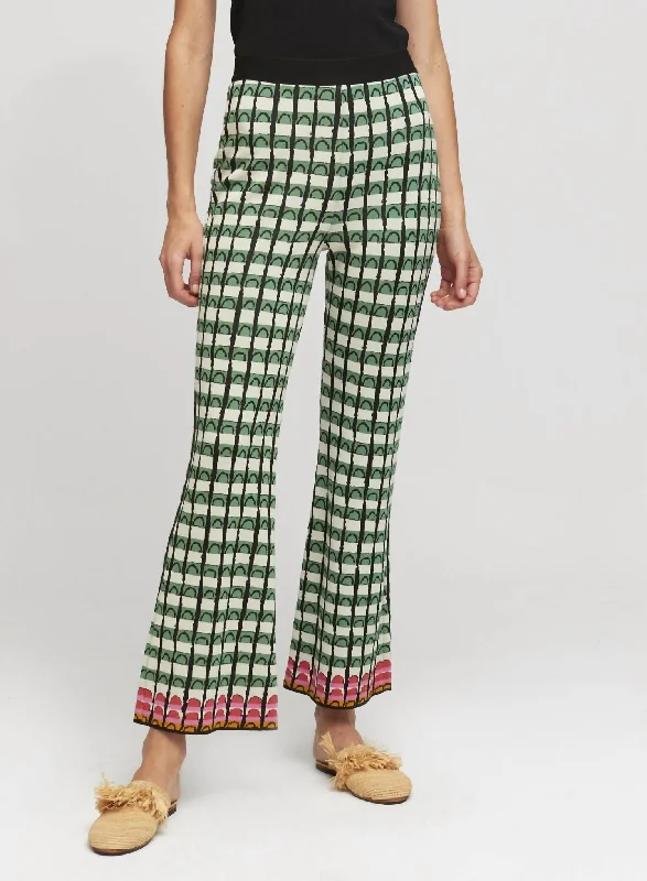 Lindi Pant In Green Chic Black Leggings
