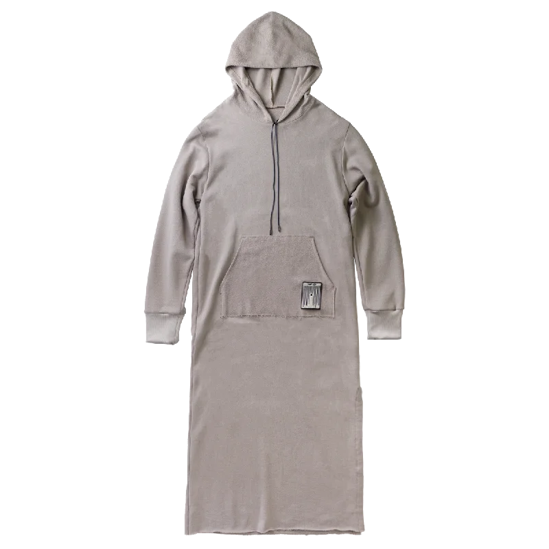 Fleece long hoodie