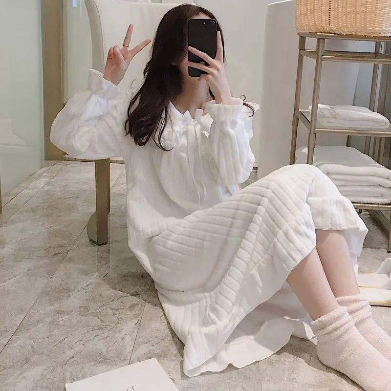 Women 's Long Sleeve Sleep Dress M 328952 Tunics Essential wardrobe