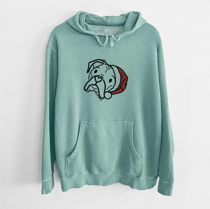 Jolly Boxer - Noodle - Unisex Pigment Dyed Hoodie Hoodie with Front Slit Layering Stylish