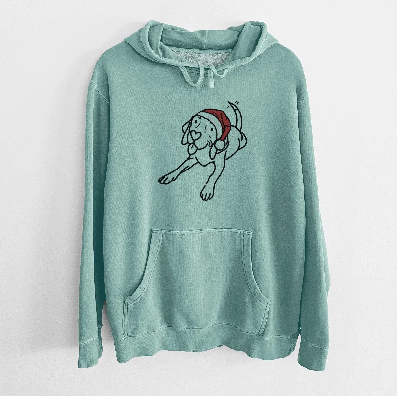 Jolly Beagle - Bagel - Unisex Pigment Dyed Hoodie Hoodie with Neon Bright Vibrant