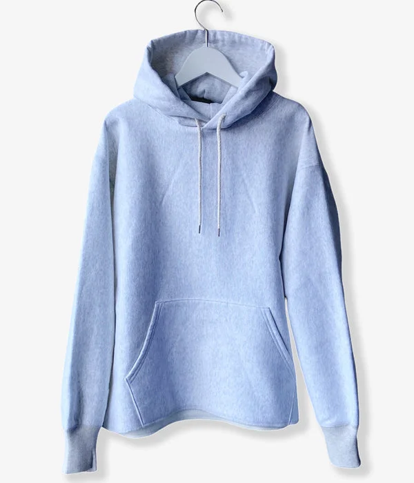 PHEENY/ATHLETIC FLEECE HOODIE(GRAY) Hoodie with Puffed Sleeves Voluminous Trendy