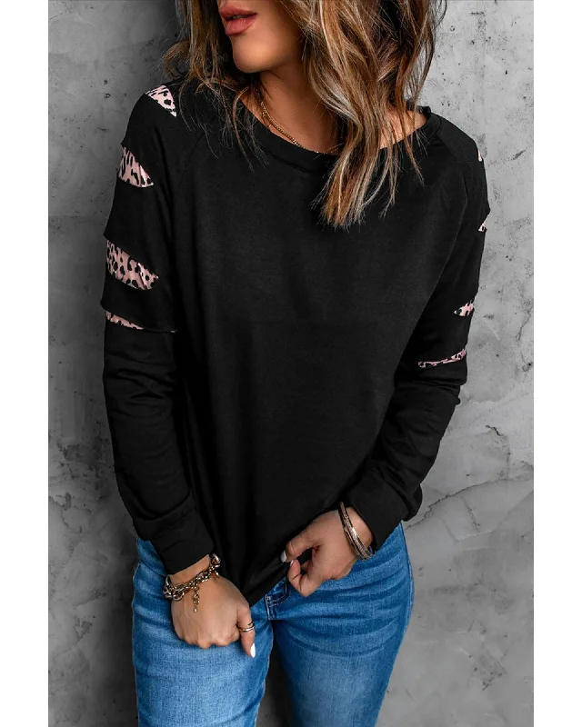 Azura Exchange Black Sweatshirt - M Hoodie Dress Longline Feminine