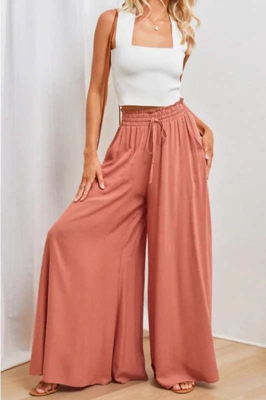 Destiny Pant - Orange<br>***Last One*** Classic Flared Pants