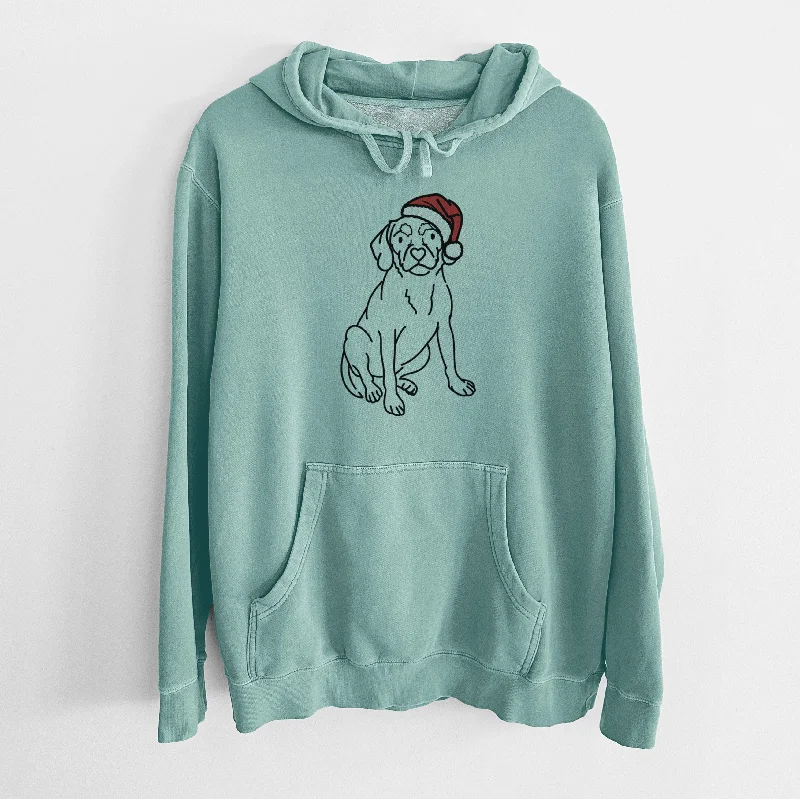 Jolly Puggle - Babs - Unisex Pigment Dyed Hoodie Hoodie with Hem Lace Feminine Delicate