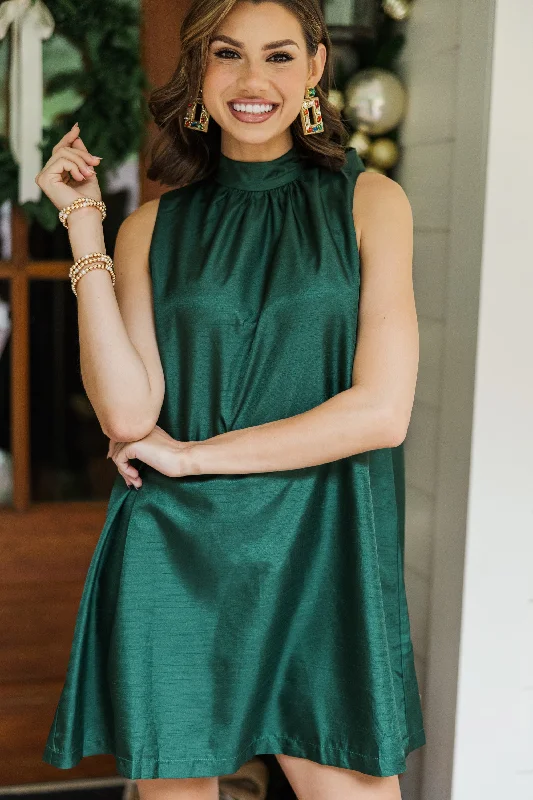 Fate: In Your Feelings Green A-line Dress Bodycon Club Sequined
