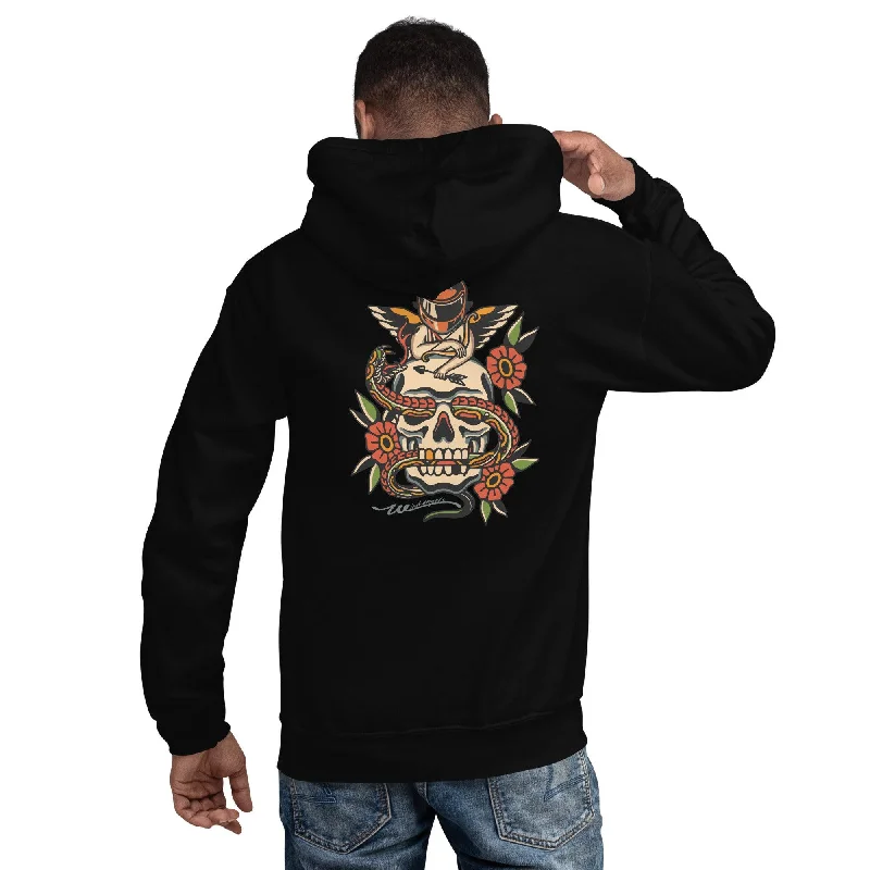 Angelic Outlaw Hoodie Hoodie with Magnetic Closure Innovative Modern