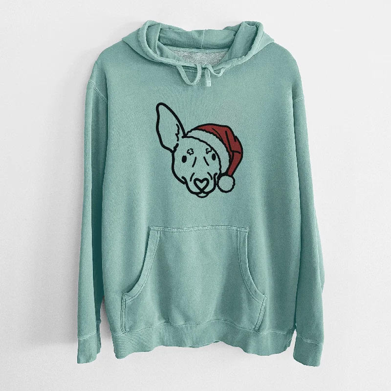 Jolly Rat Terrier - Penny - Unisex Pigment Dyed Hoodie Hoodie with Color Block Contrast Stylish