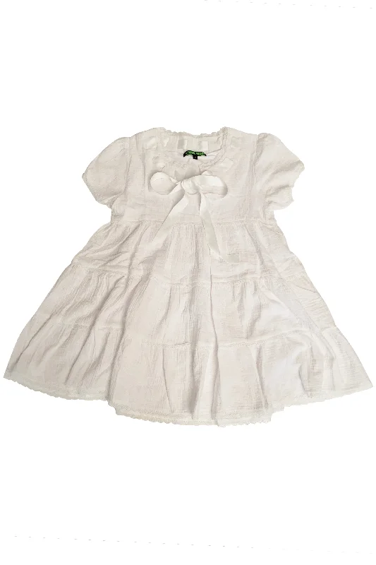 PRE-ORDER: White Veruca Babydoll Cupcake Dress Tunics Ceremony elegant
